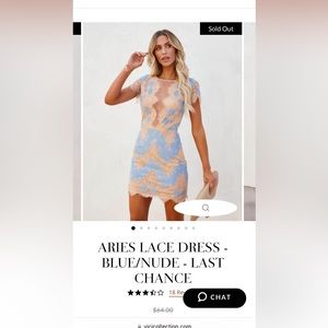 Vici Aries Lace Dress NEVER WORN WITH TAGS Size Medium